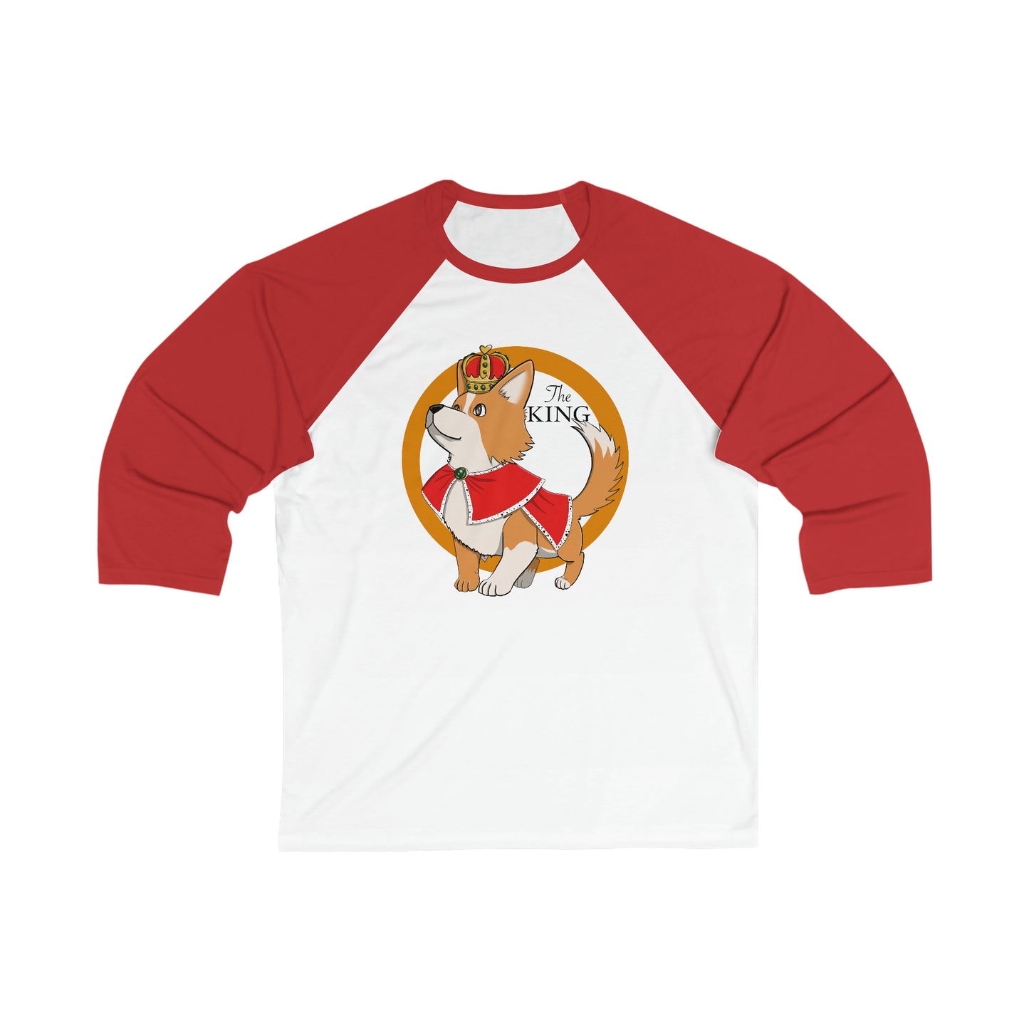Baseball shirt - Unisex - King corgi