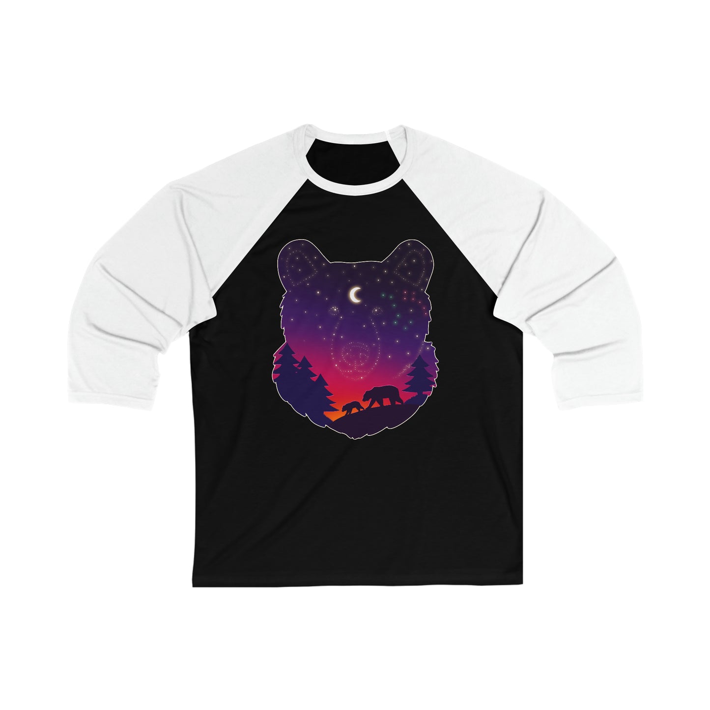 Baseball shirt - Unisex - Bear constellation