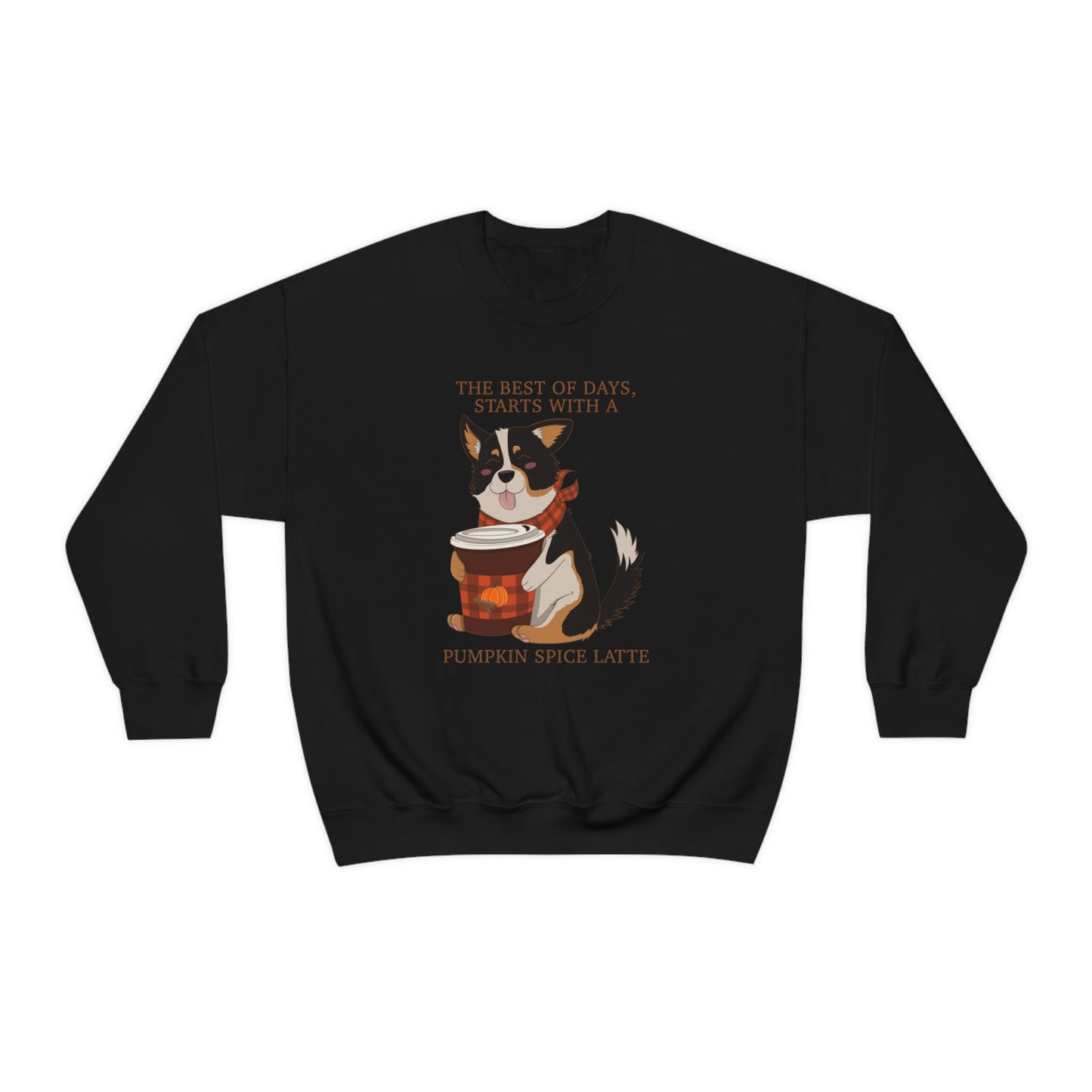 Crewneck - Unisex - Pumpkin spice corgi