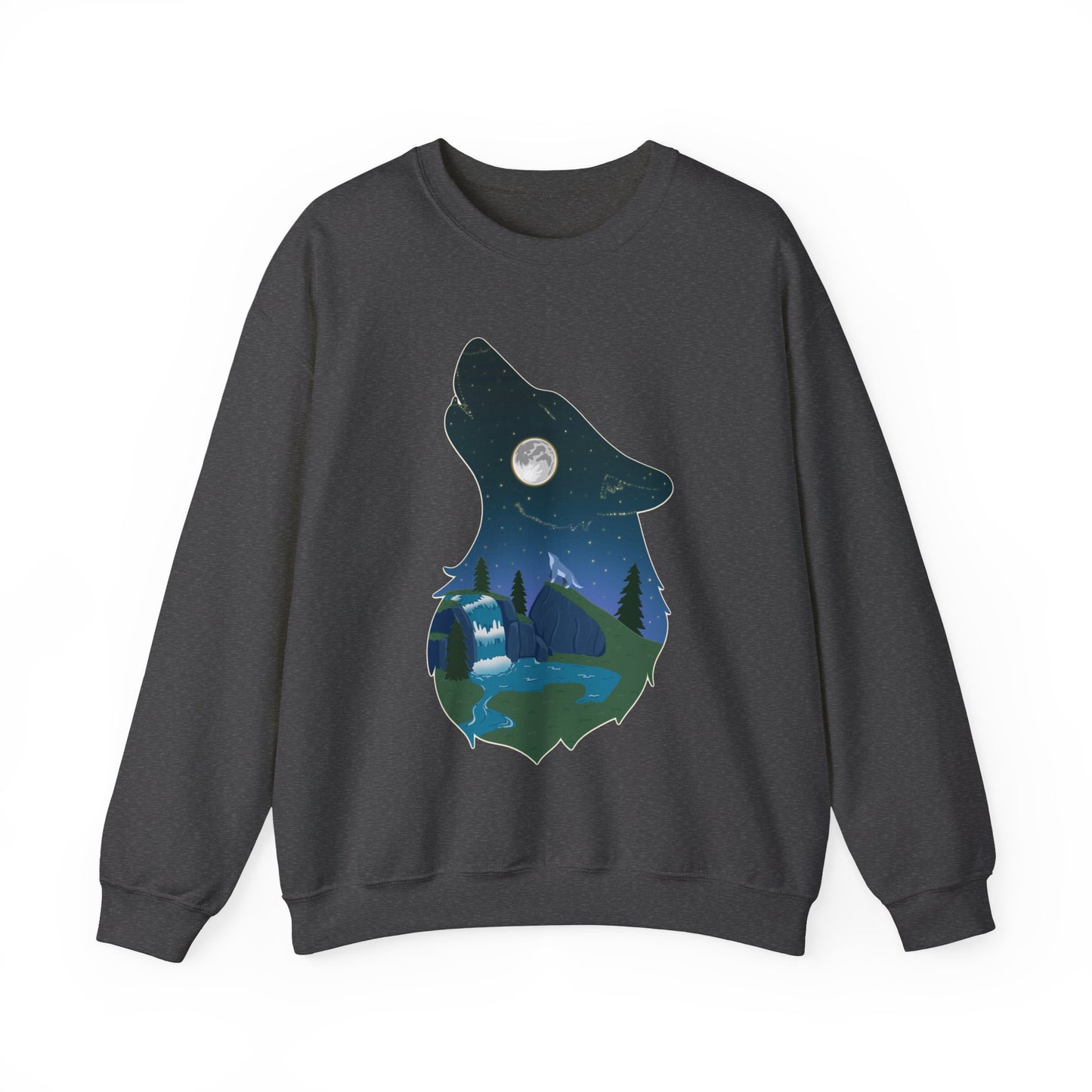 Crewneck - Unisex - Wolf constellation