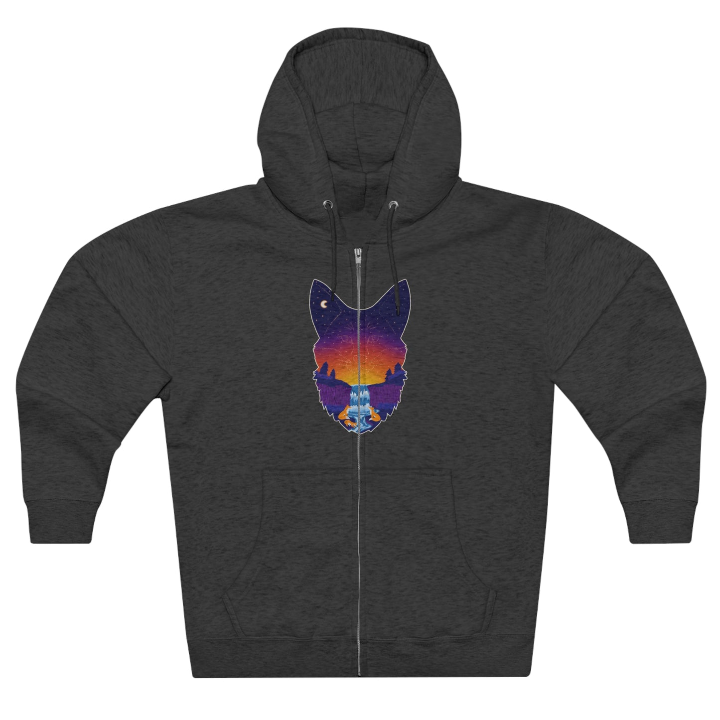 Full Zip Hoodie - Unisexe - Constellation renard