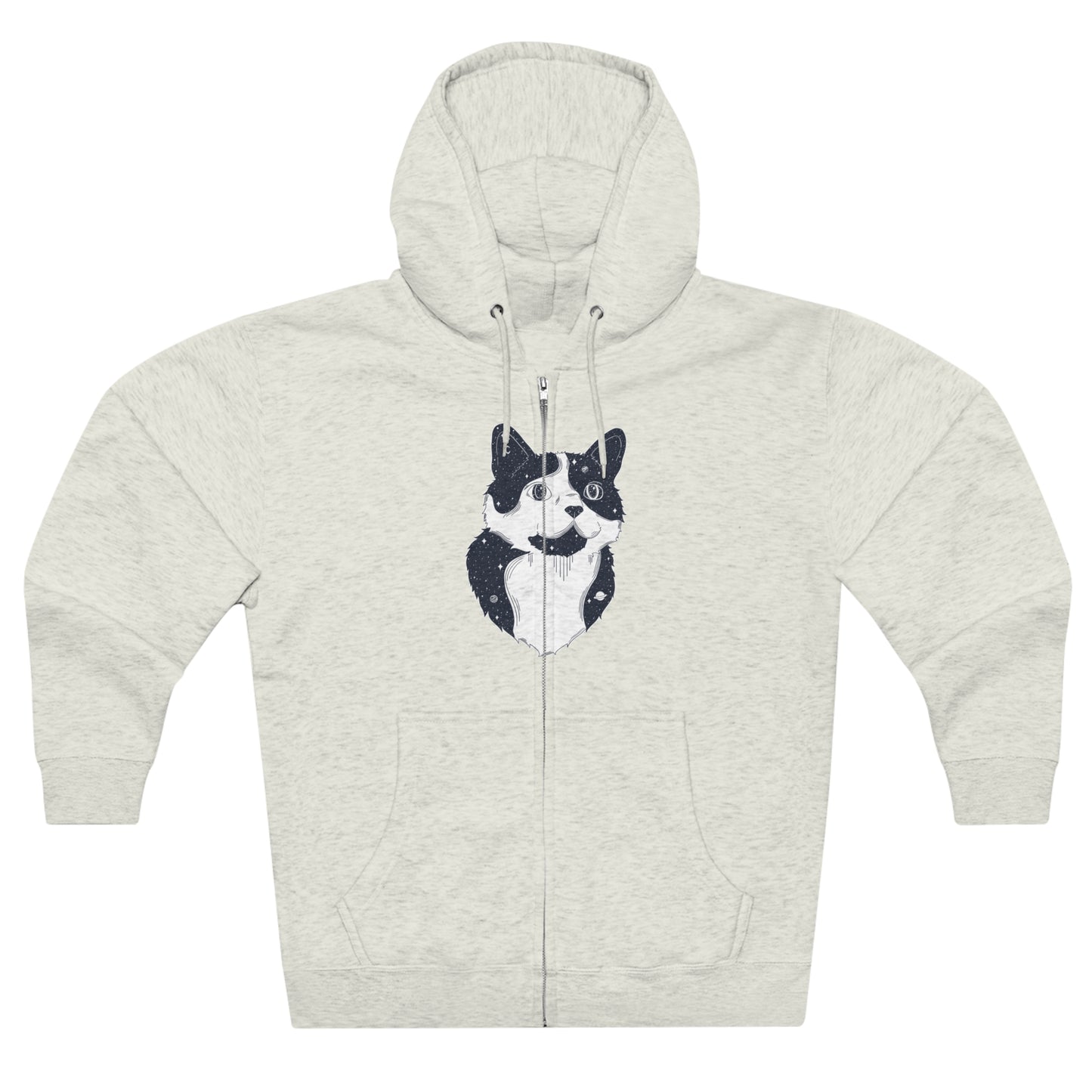 Full Zip Hoodie - Unisex - Starry Cat