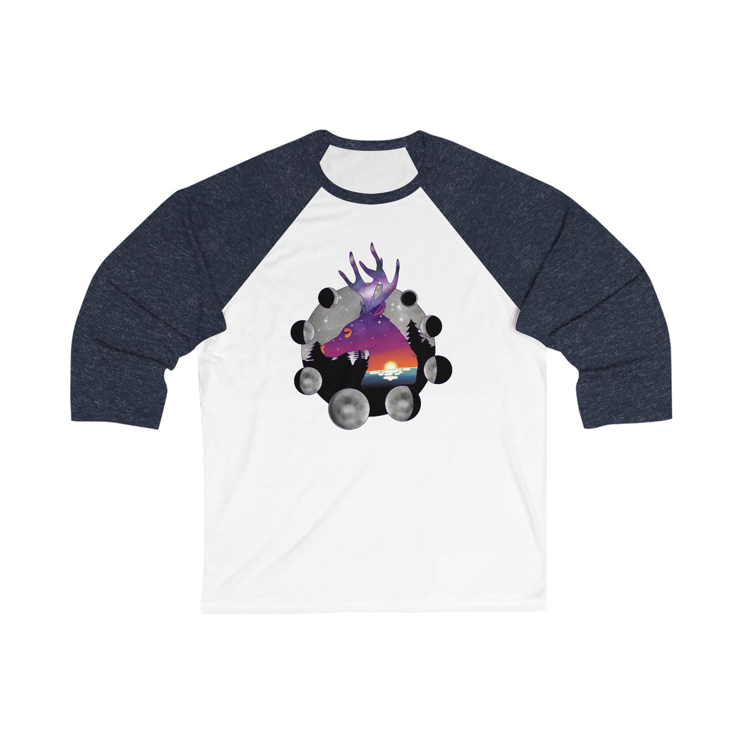 Baseball shirt - Unisex - Cosmic deer