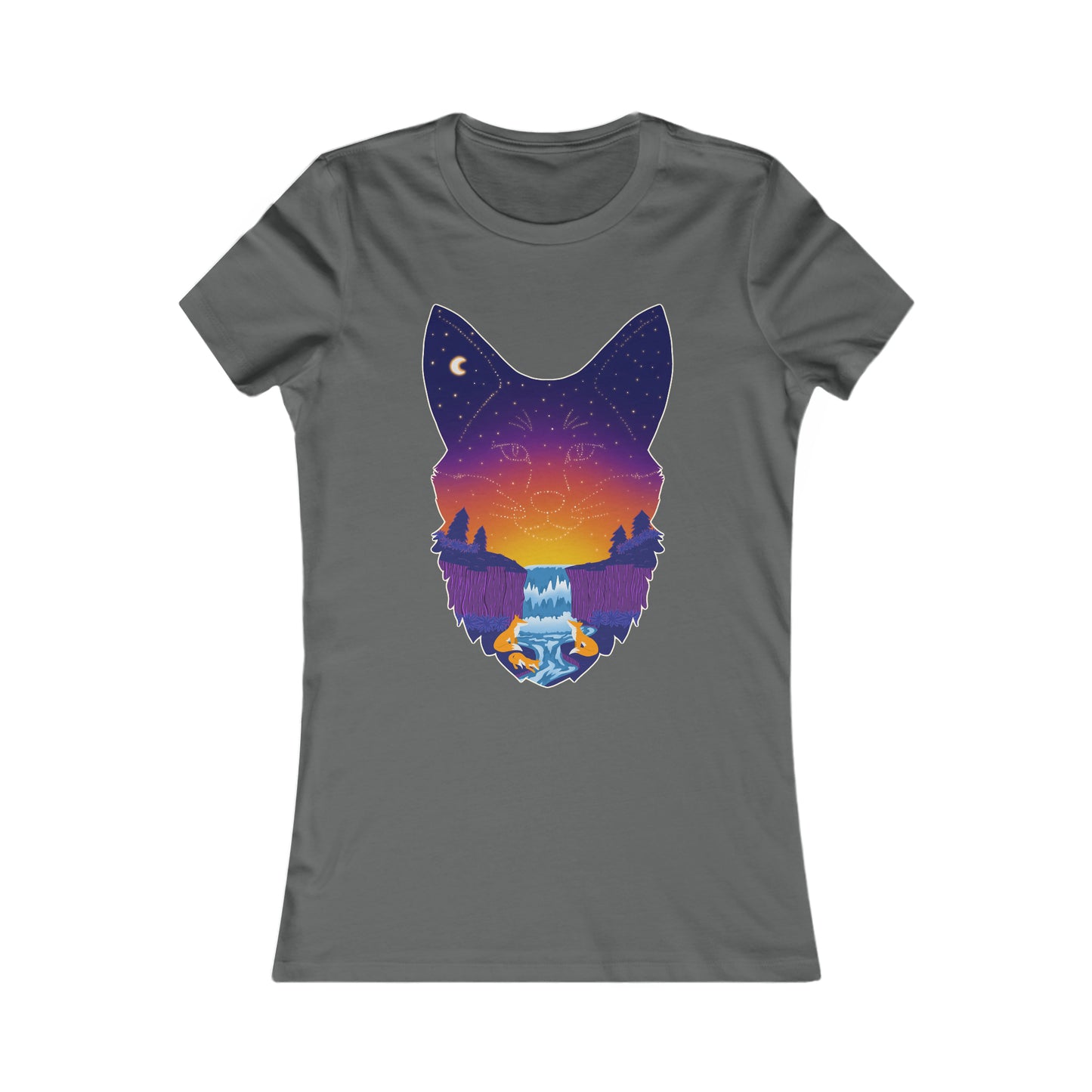 Women's t-shirt - Fox constellation