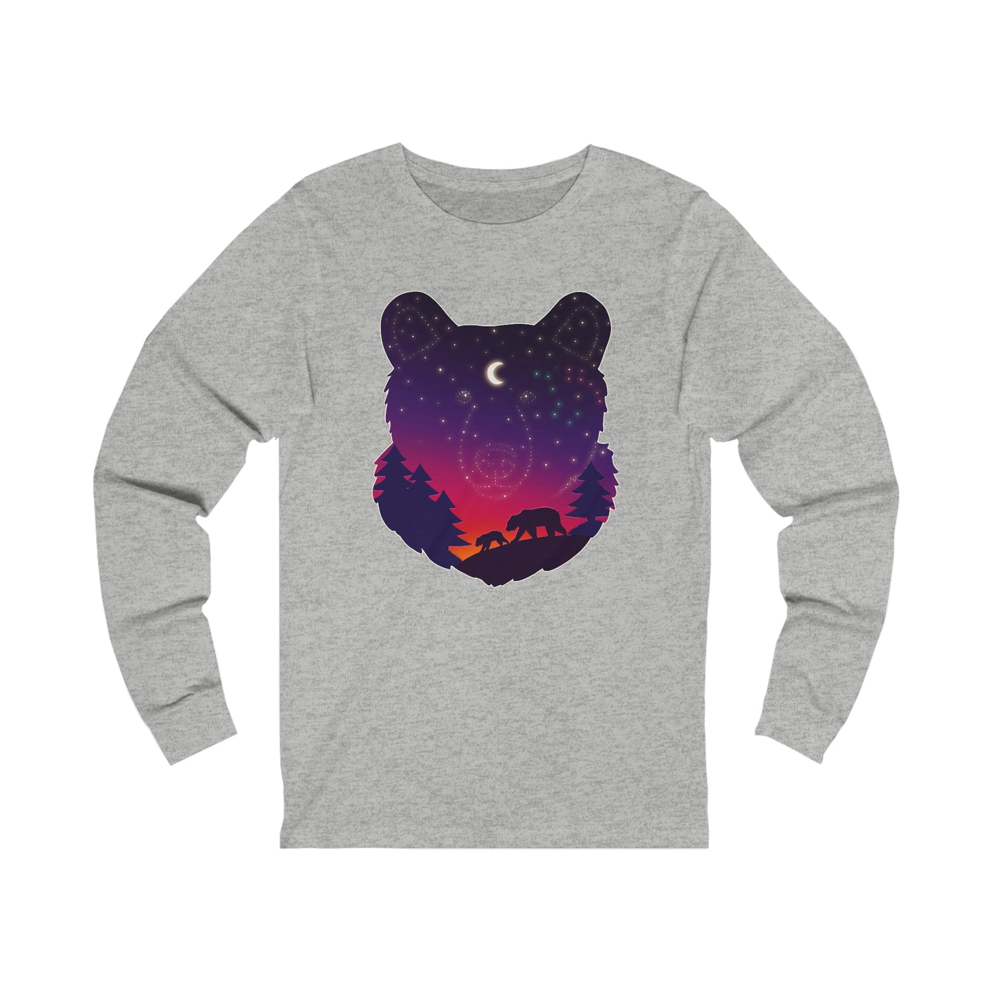 Long-sleeved shirt - Unisex - Bear constellation