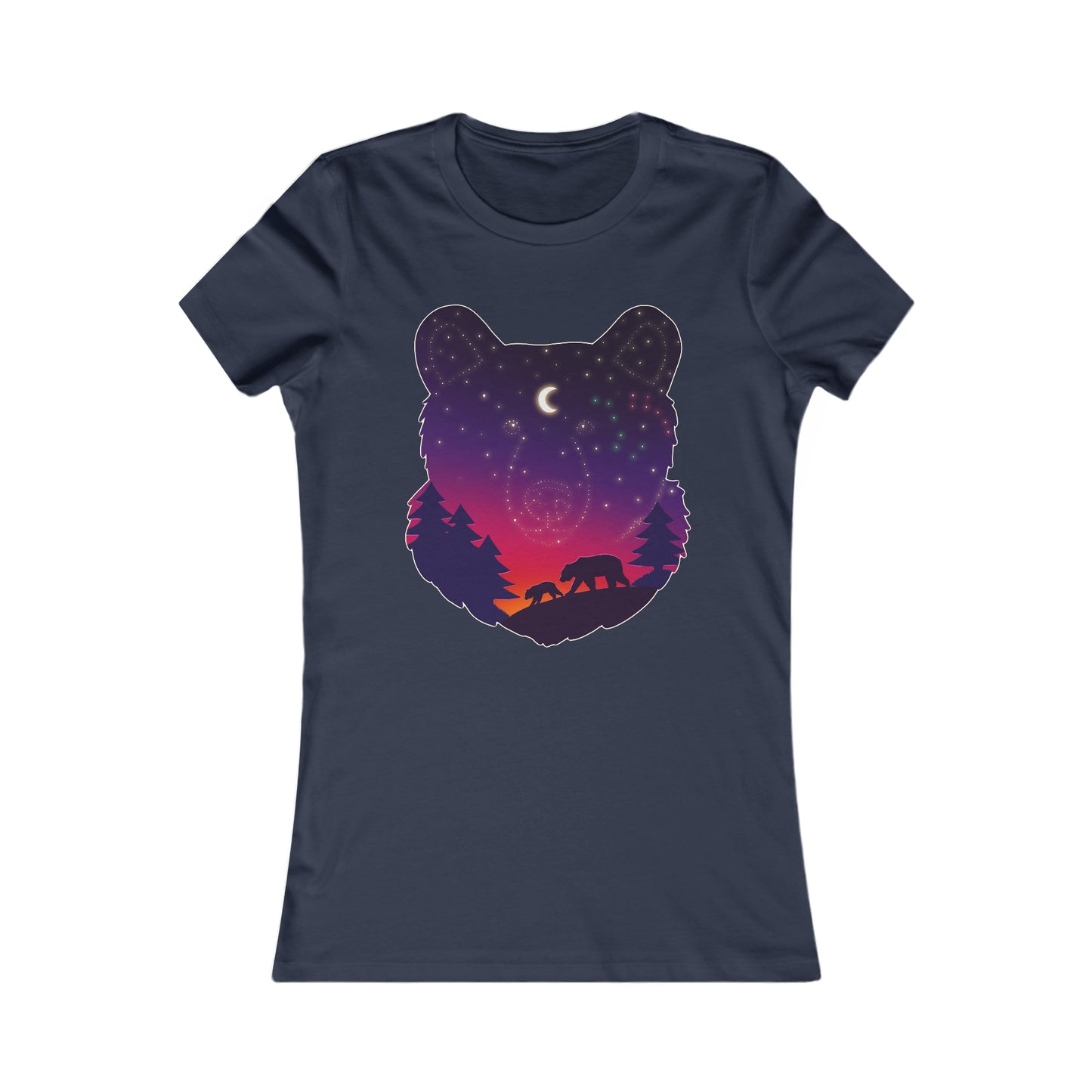 Women's t-shirt - Bear constellation