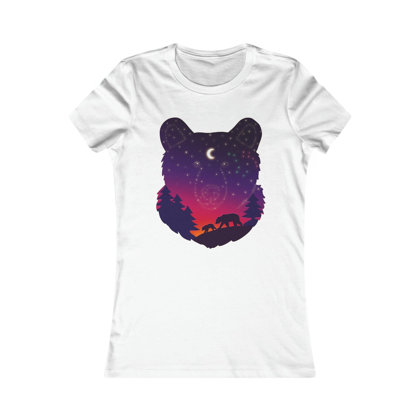 Women's t-shirt - Bear constellation
