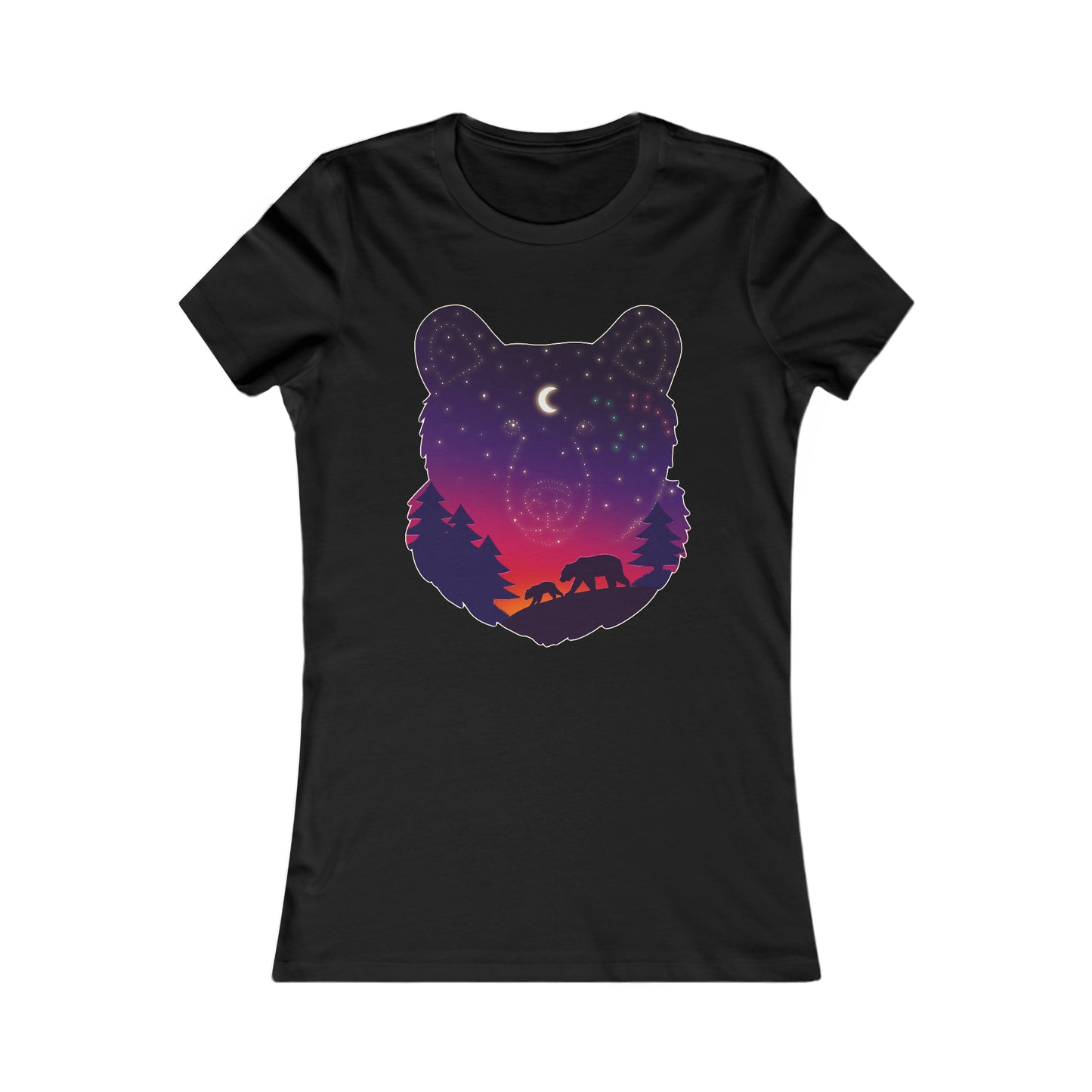 Women's t-shirt - Bear constellation