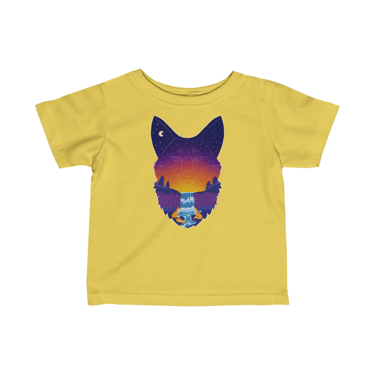 Baby's t-shirt - Fox constellation