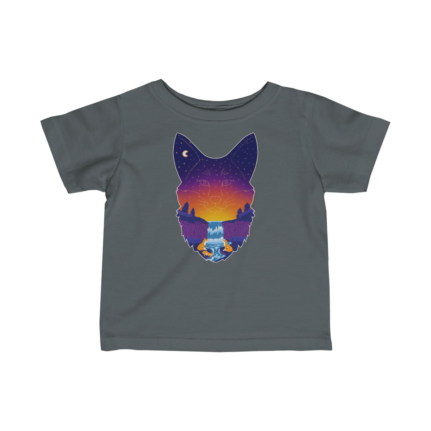 Baby's t-shirt - Fox constellation