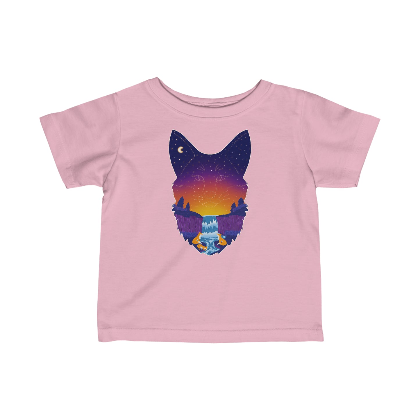 Baby's t-shirt - Fox constellation