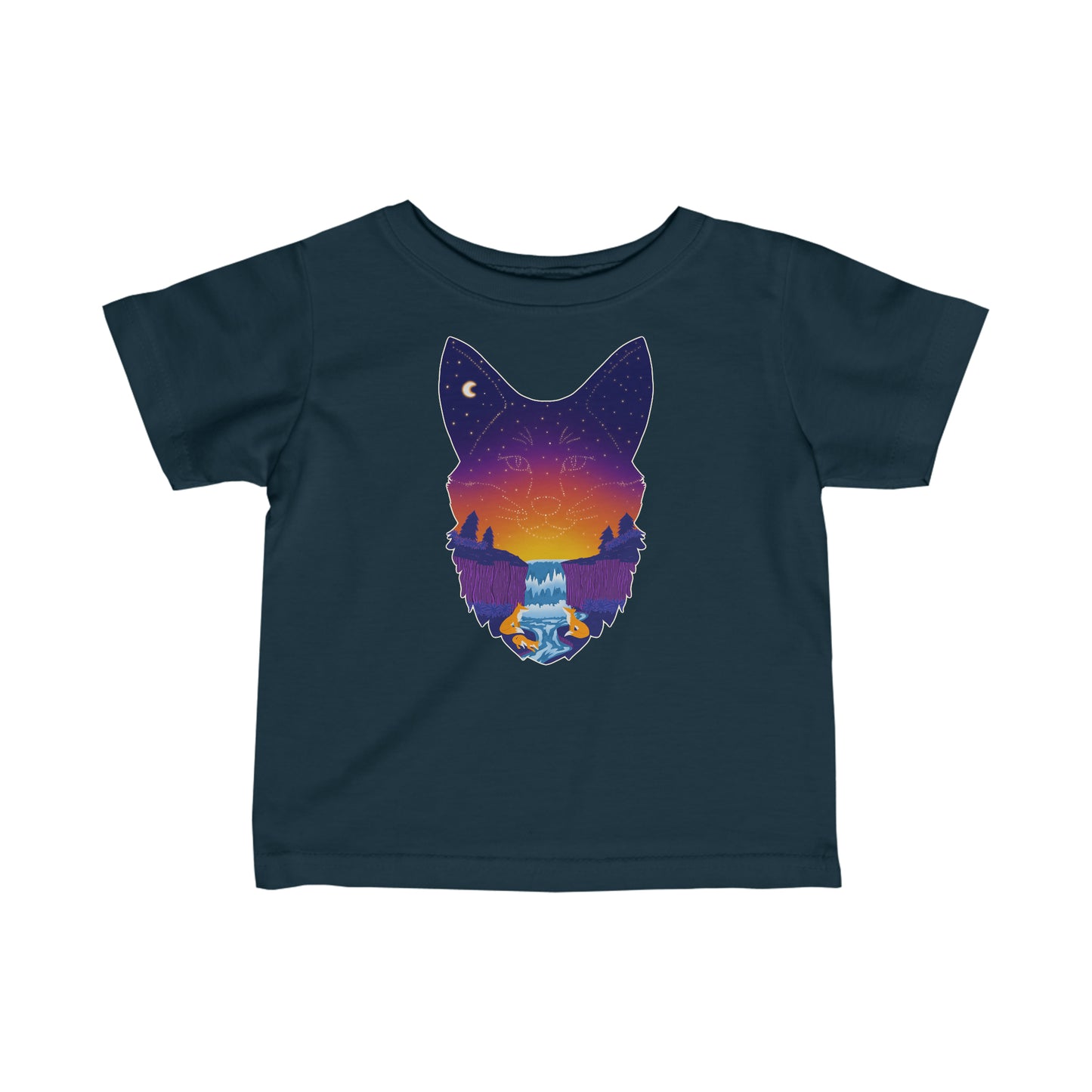 Baby's t-shirt - Fox constellation