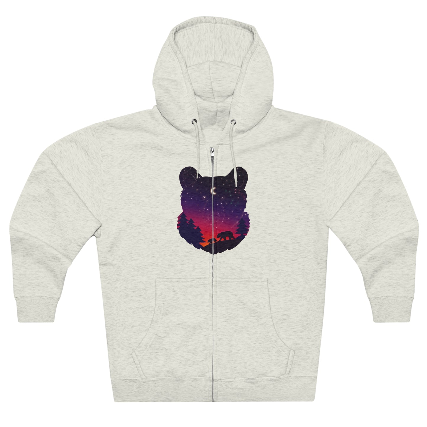 Full Zip Hoodie - Unisex - Bear Constellation