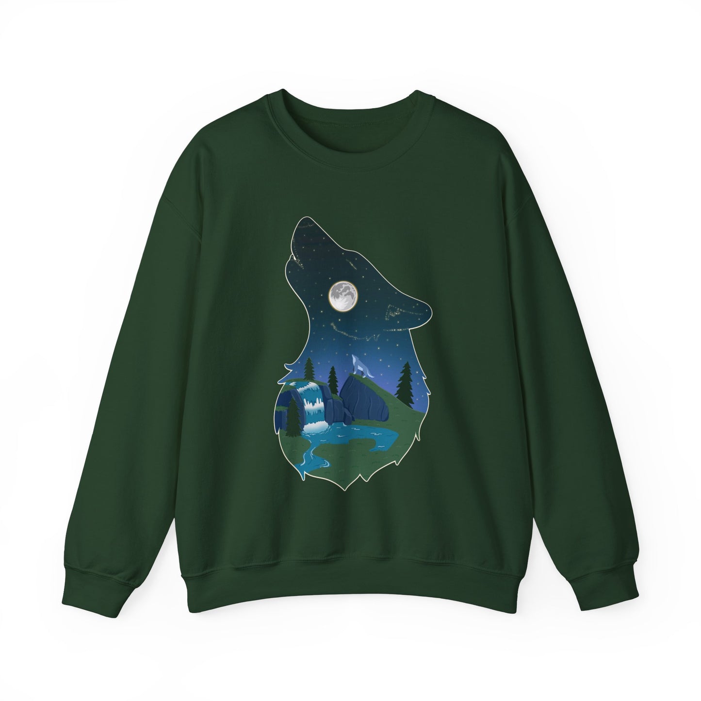 Crewneck - Unisex - Wolf constellation