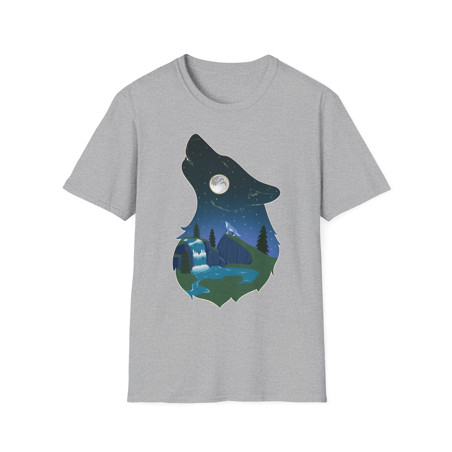 T-shirt - Unisex - Wolf Constellation