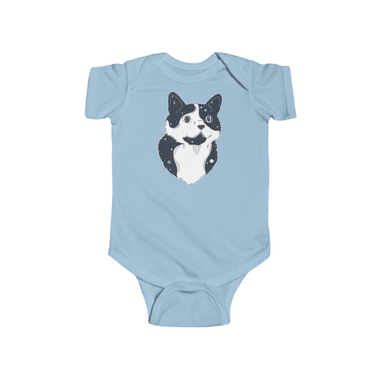 Short-sleeved Onesie - Starry Cat