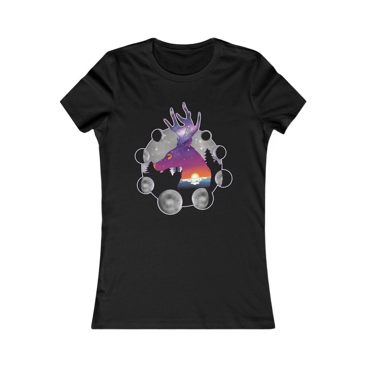 Women's t-shirt - Cosmic deer
