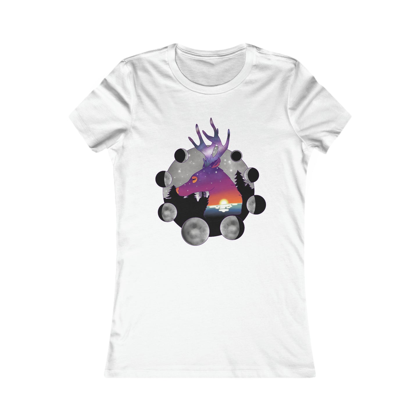 Women's t-shirt - Cosmic deer