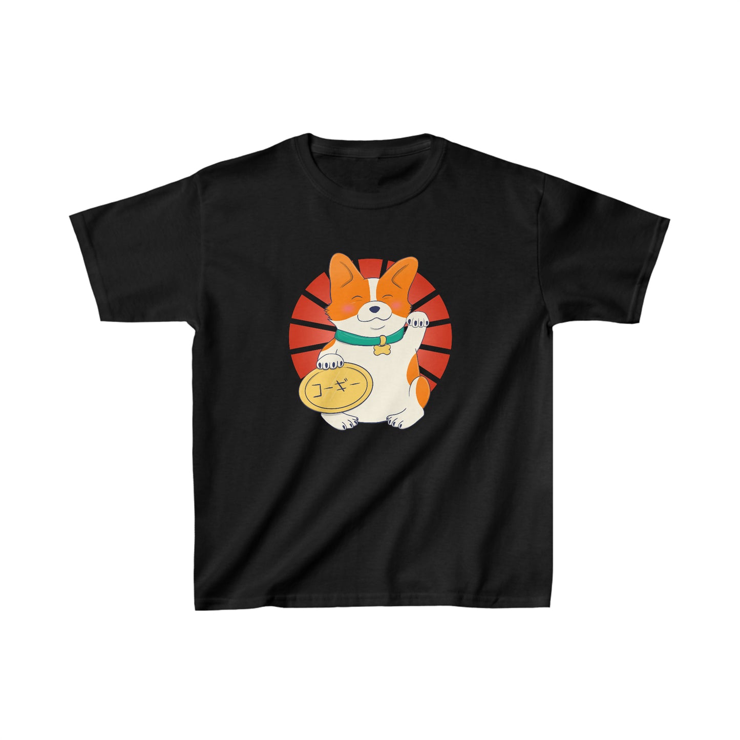 Children's t-shirt - Maneki corgi