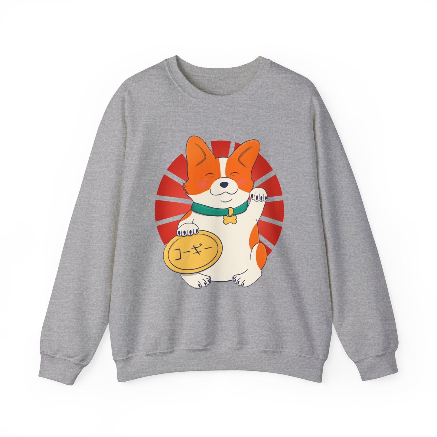 Crewneck - Unisex - Maneki corgi