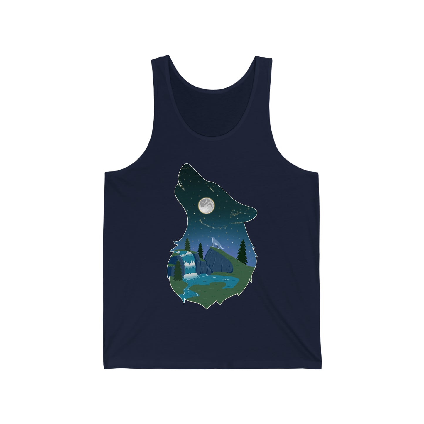 Tank top - Unisex - Wolf constellation