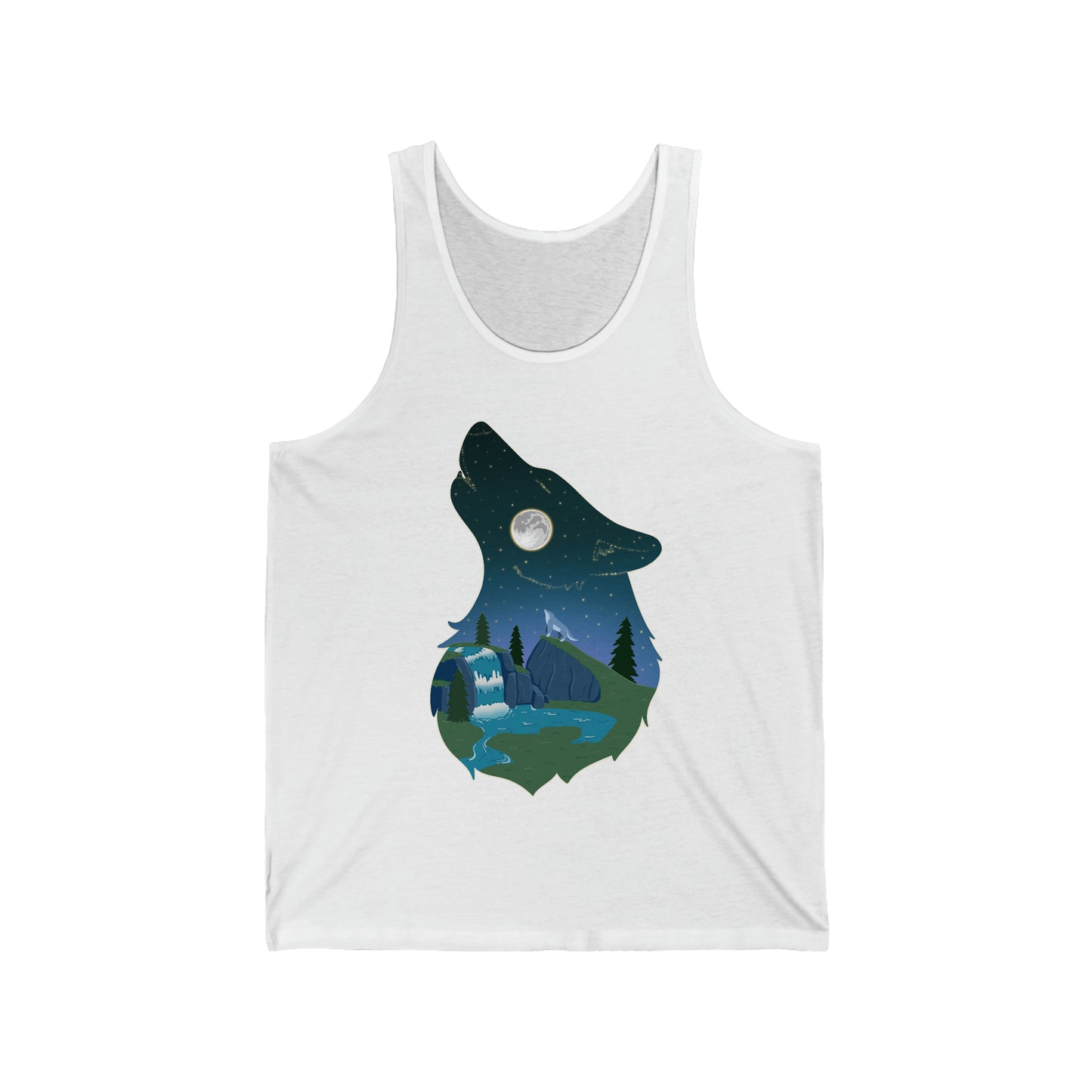 Tank top - Unisex - Wolf constellation