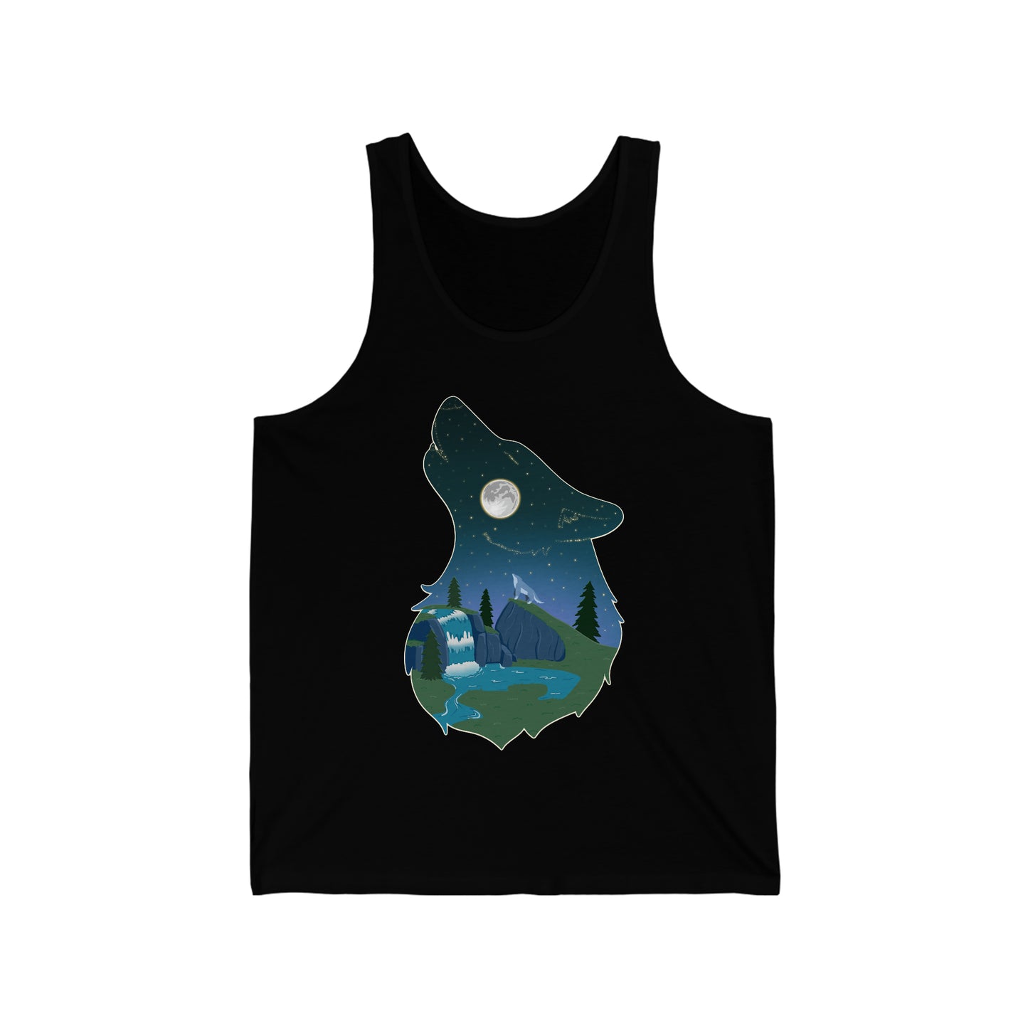 Tank top - Unisex - Wolf constellation