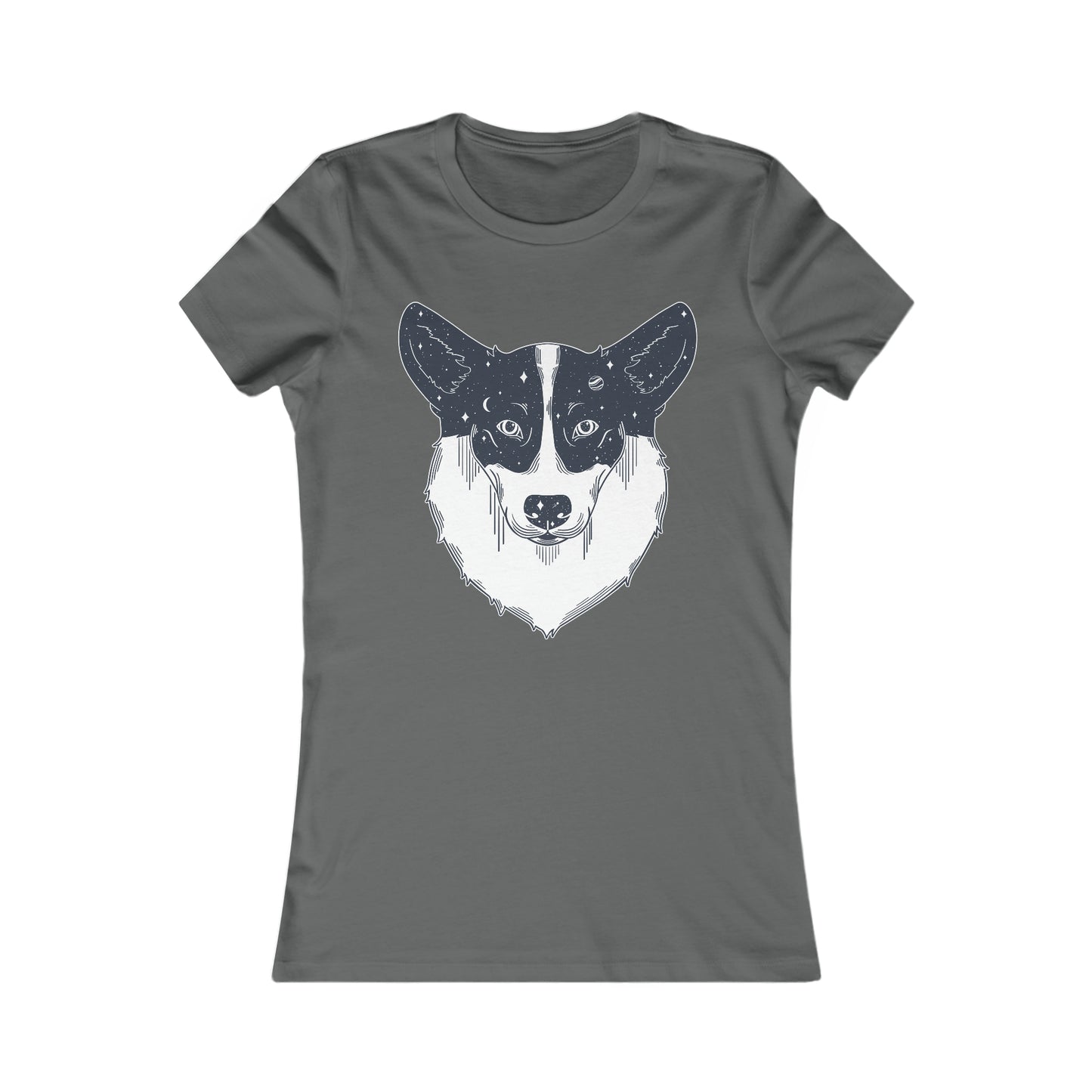 Women's t-shirt - Starry Corgi