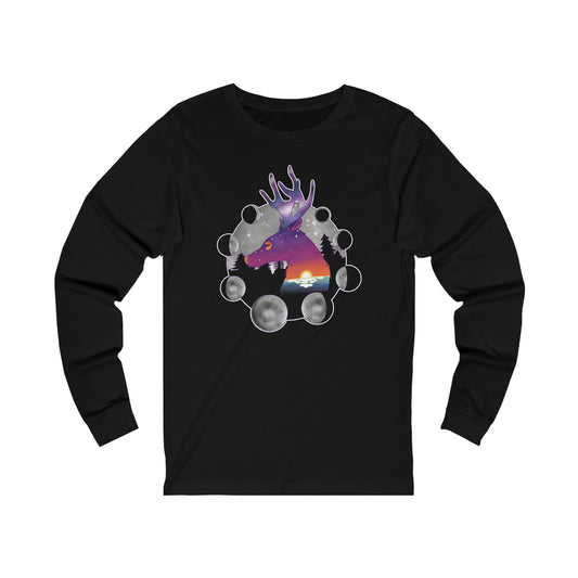 Long-sleeved shirt - Unisex - Cosmic Deer