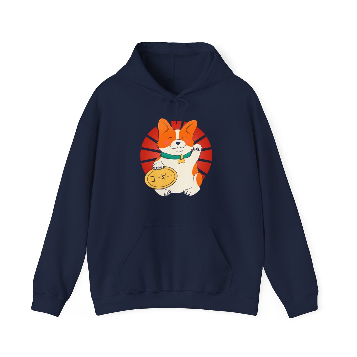 Hoodie - Unisexe - Maneki corgi