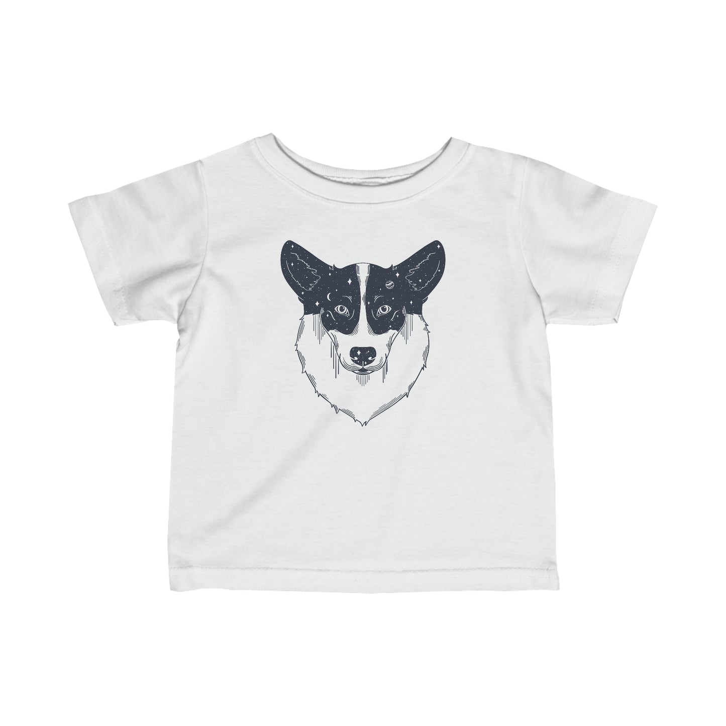 Baby's T-shirt - Starry Corgi