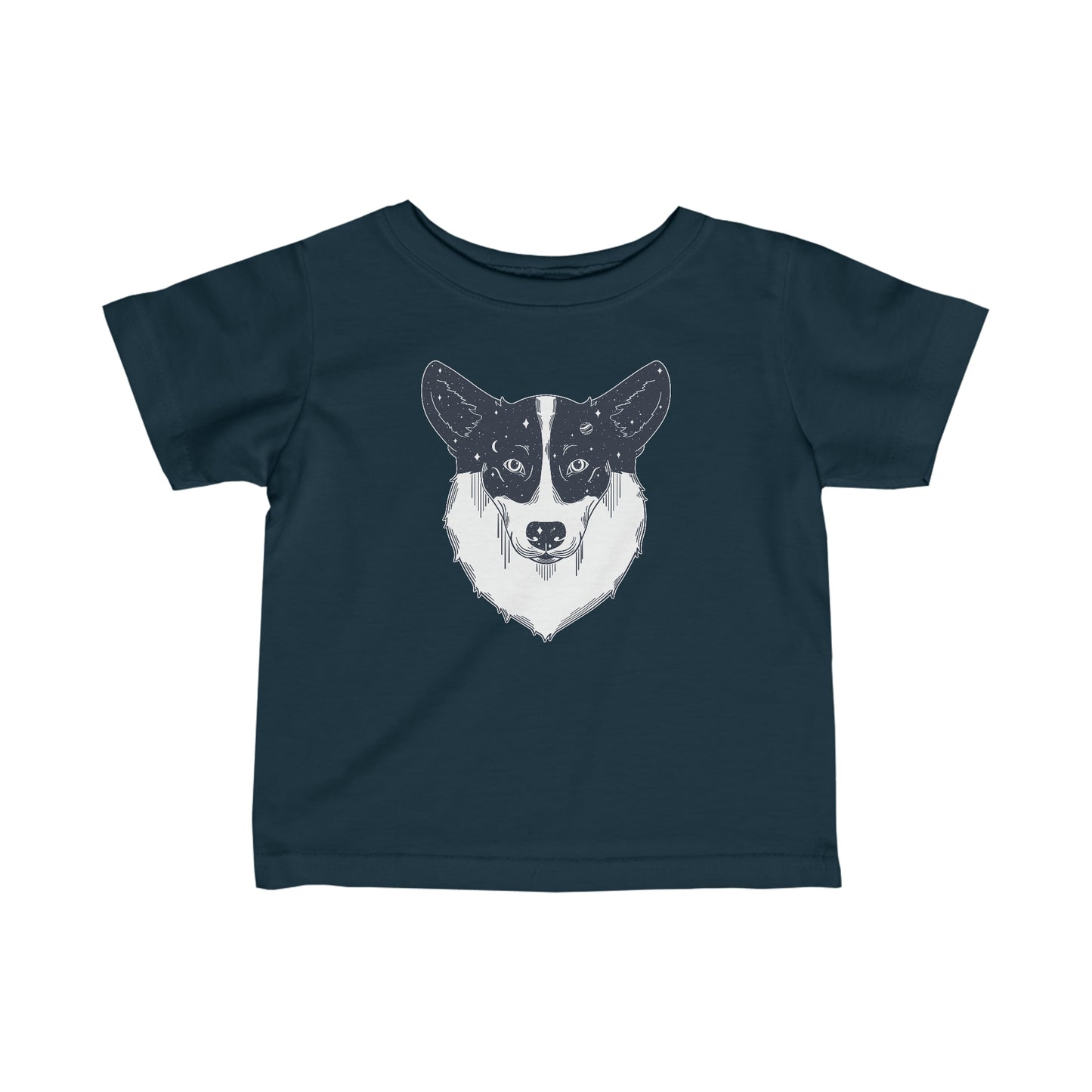 Baby's T-shirt - Starry Corgi