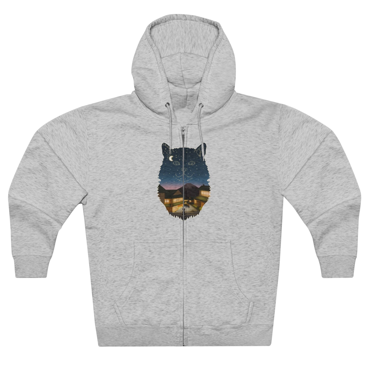 Full Zip Hoodie - Unisexe - Constellation chat
