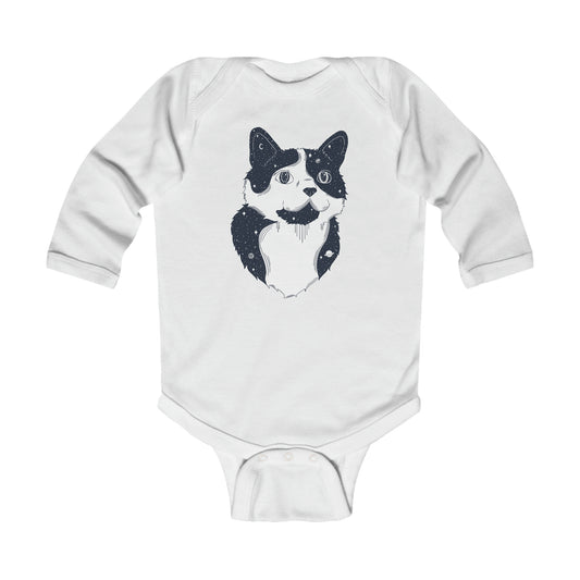 Long-sleeved Onesie - Starry Cat