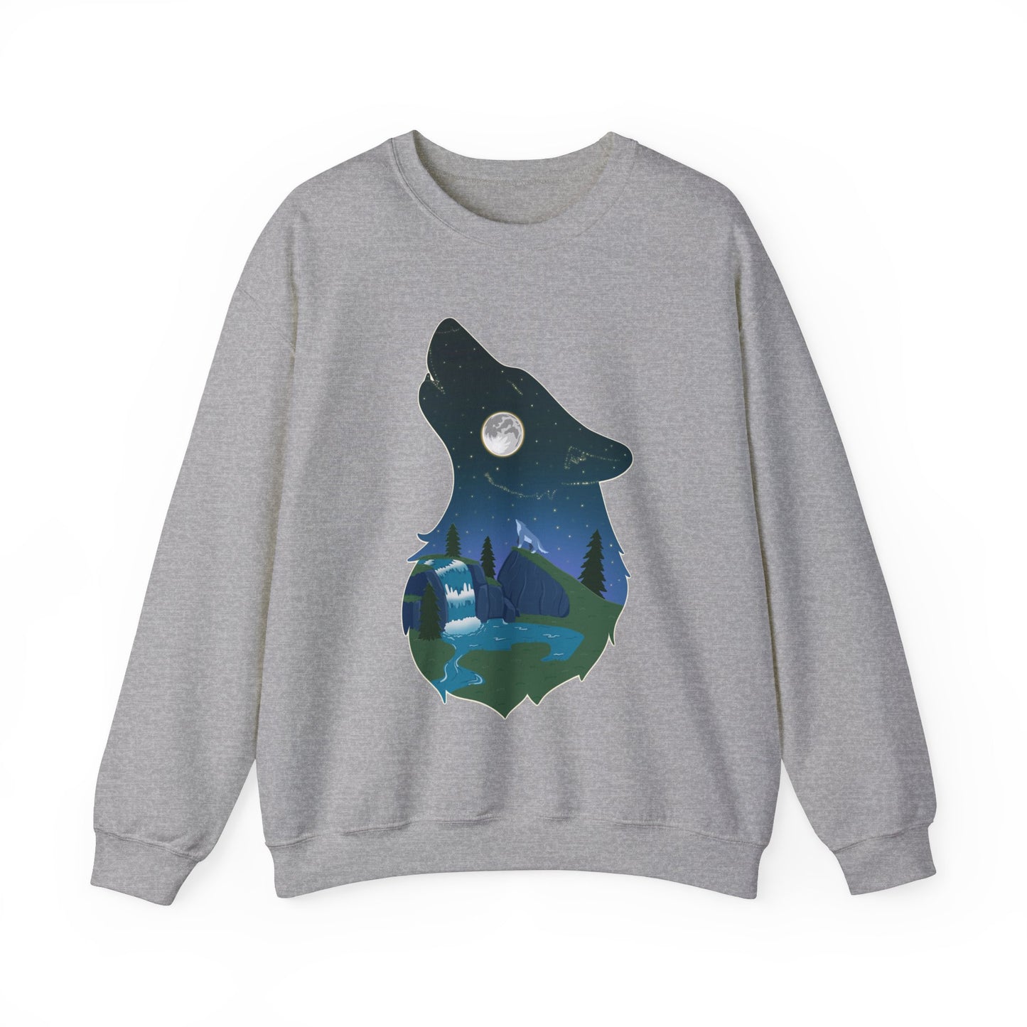Crewneck - Unisex - Wolf constellation