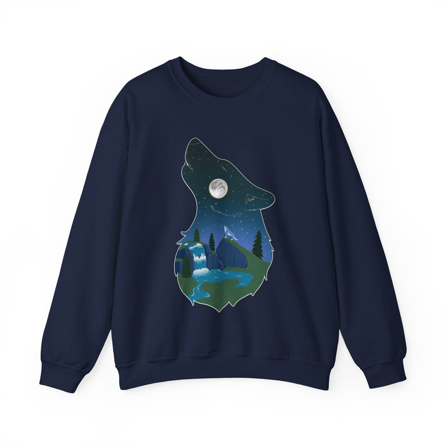 Crewneck - Unisex - Wolf constellation