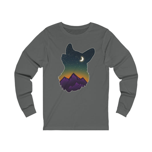 Long-sleeve shirt - Unisex - Constellation Corgi