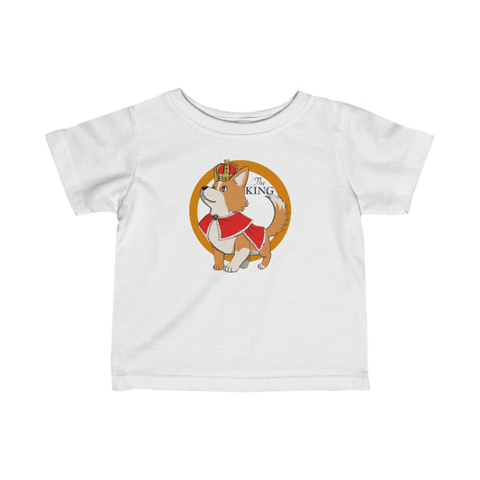 Baby's t-shirt - King corgi