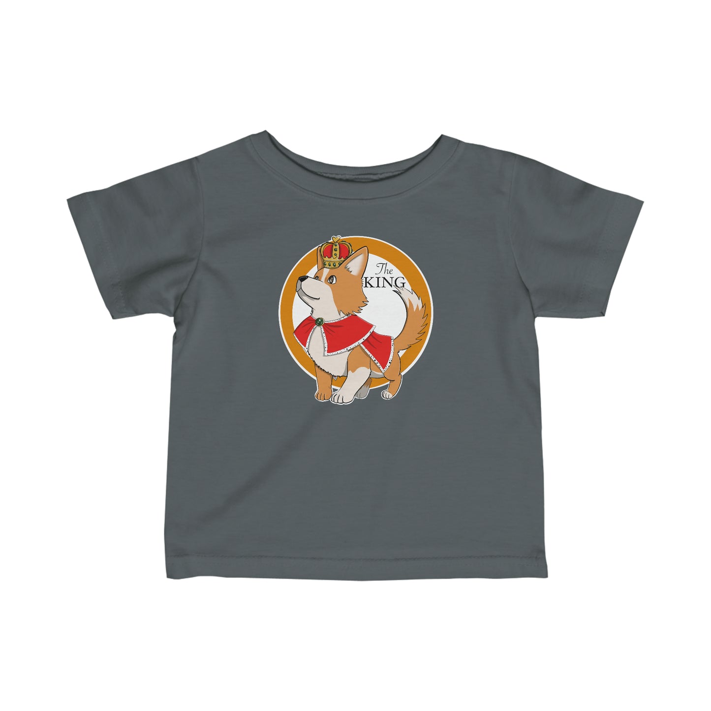 Baby's t-shirt - King corgi
