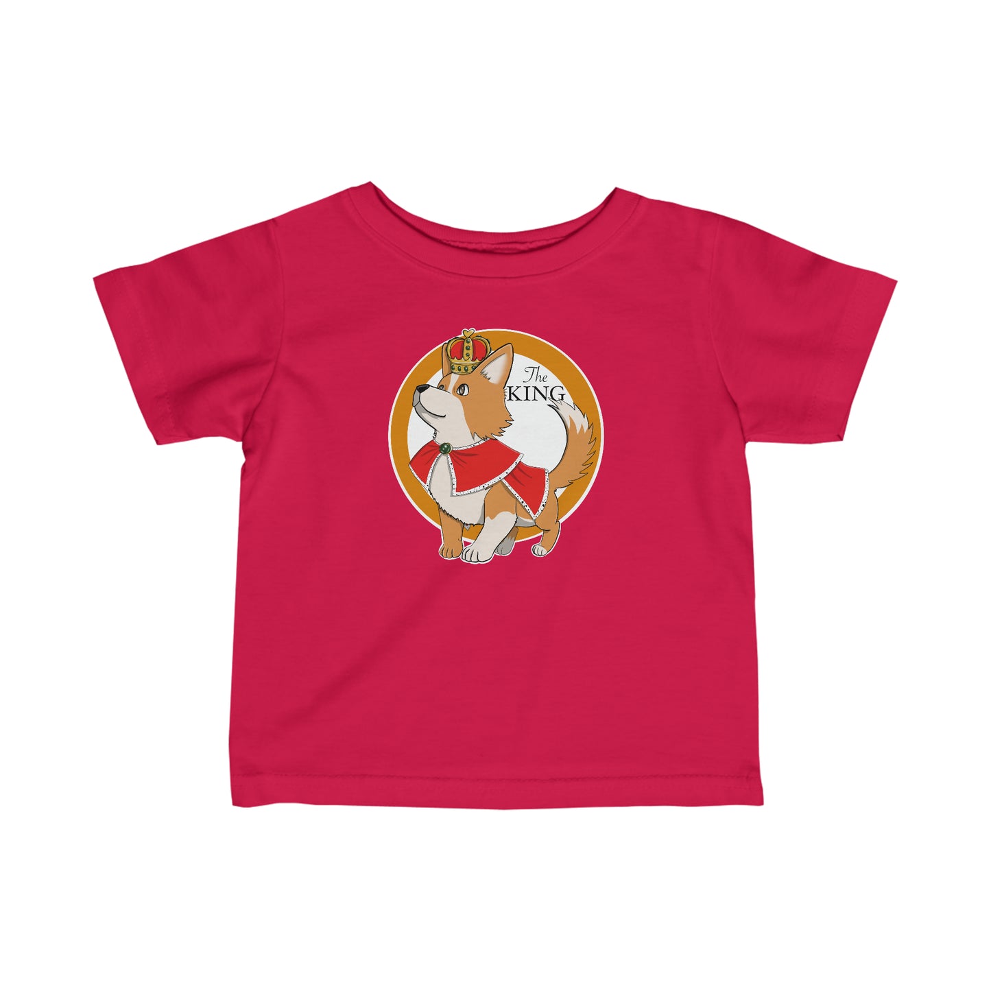 Baby's t-shirt - King corgi