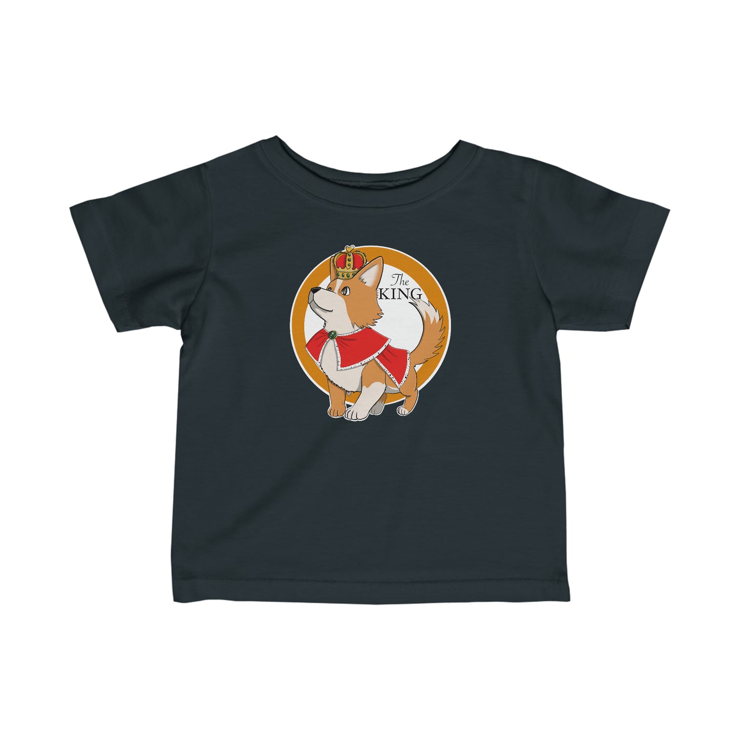 Baby's t-shirt - King corgi