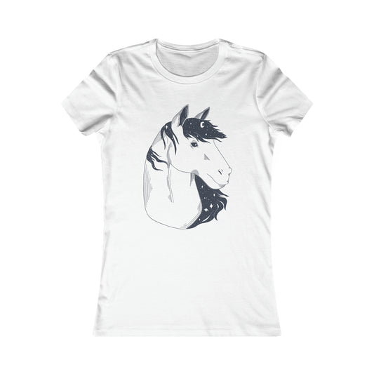 Women's t-shirt - Starry horse