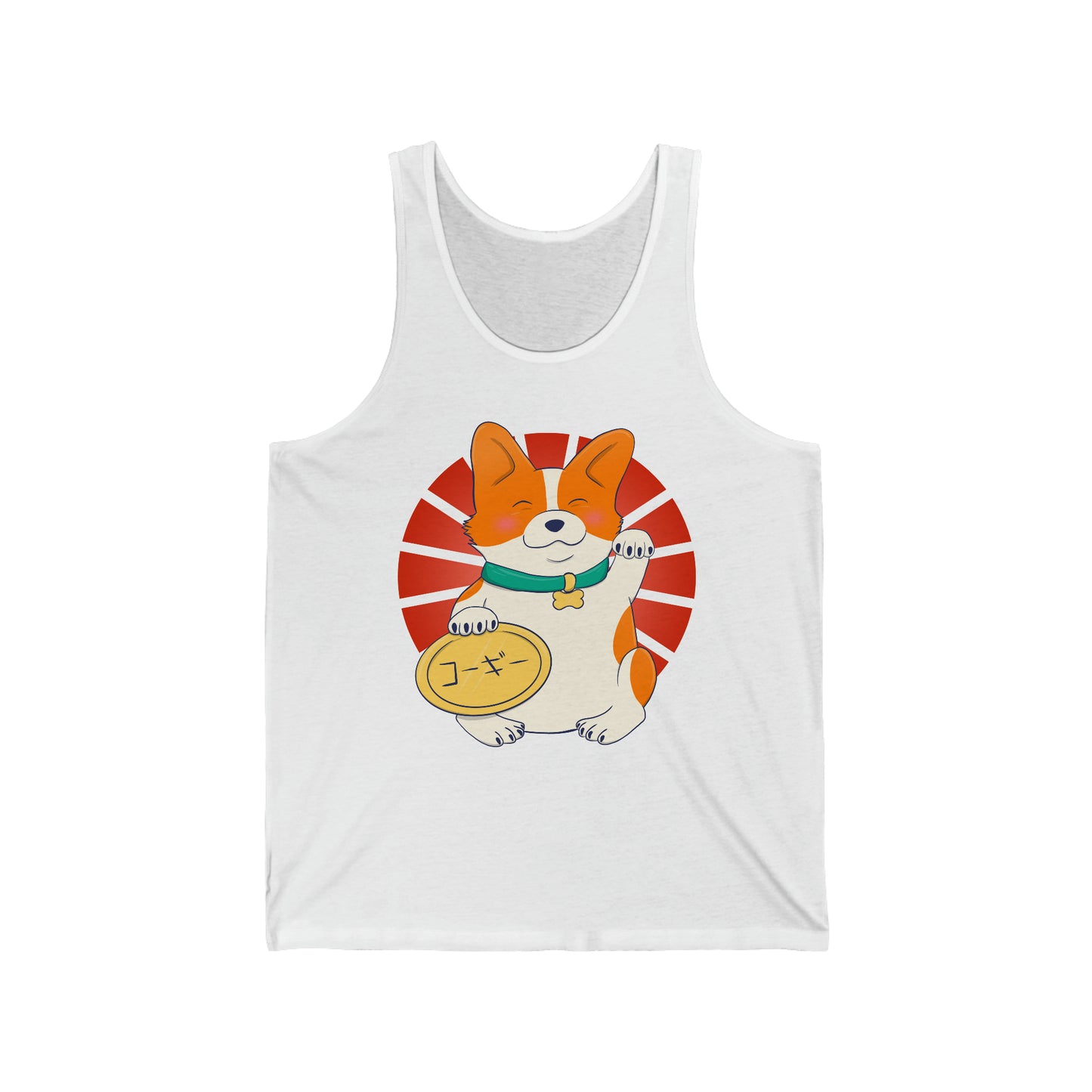 Tank top - Unisexe - Maneki corgi