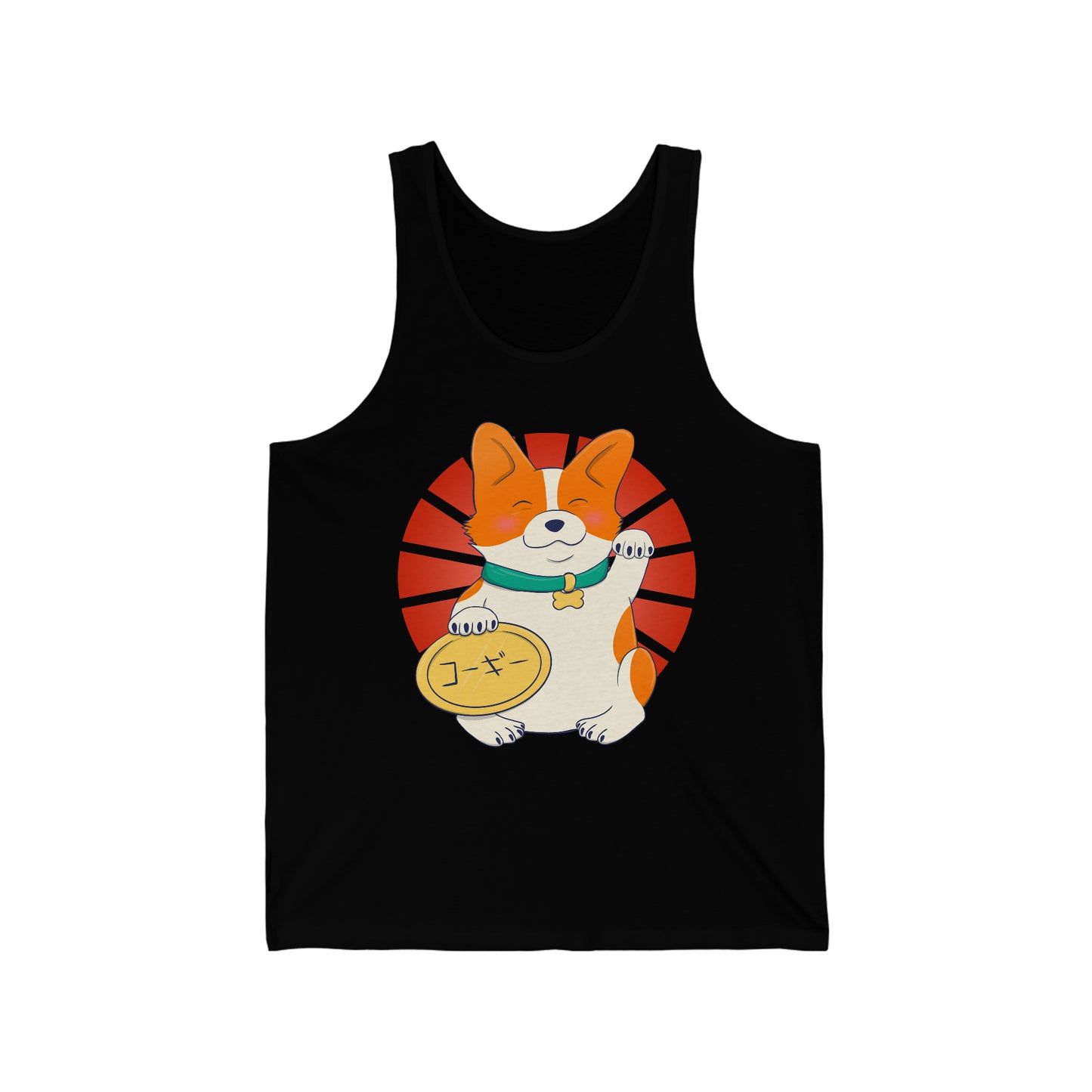 Tank top - Unisexe - Maneki corgi