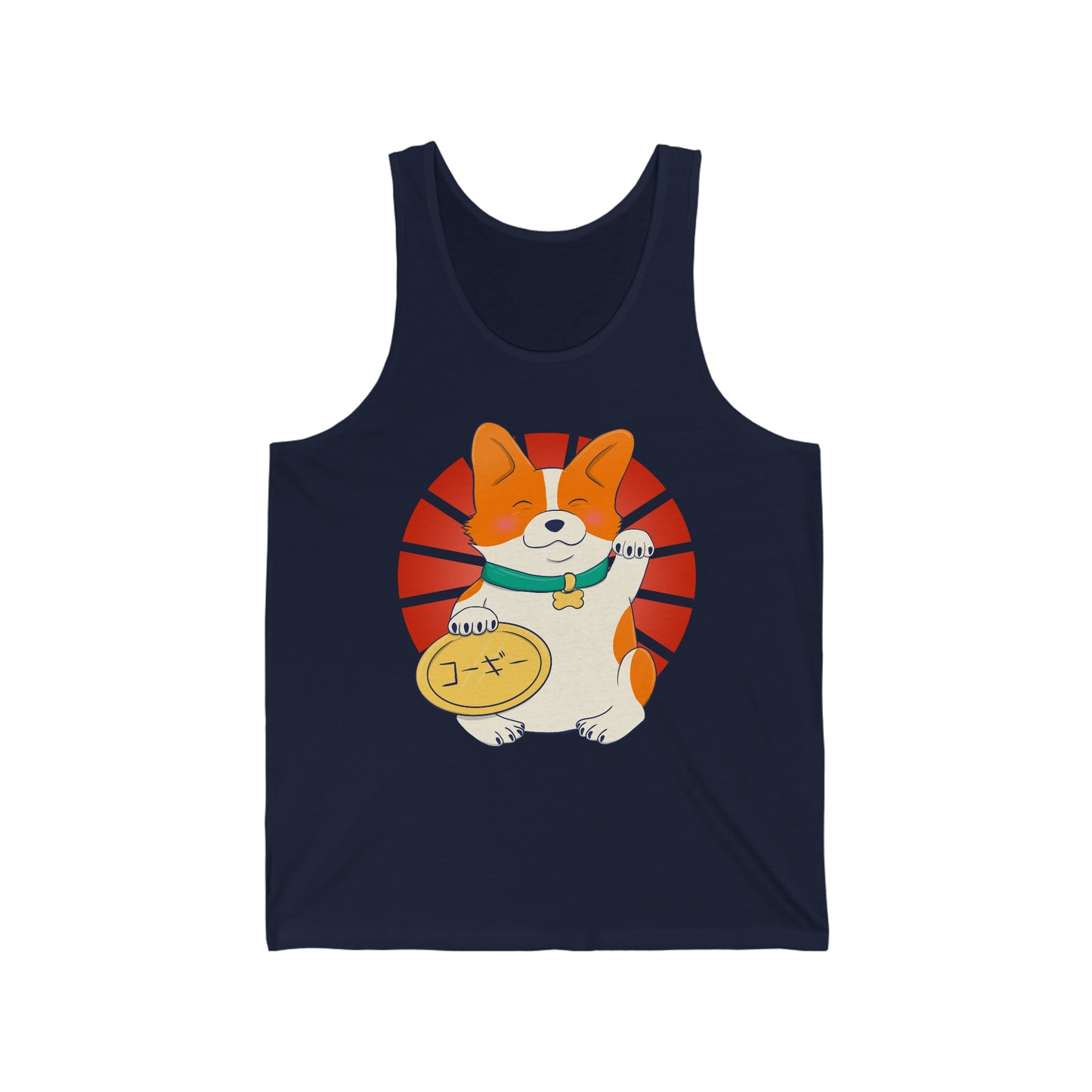 Tank top - Unisexe - Maneki corgi