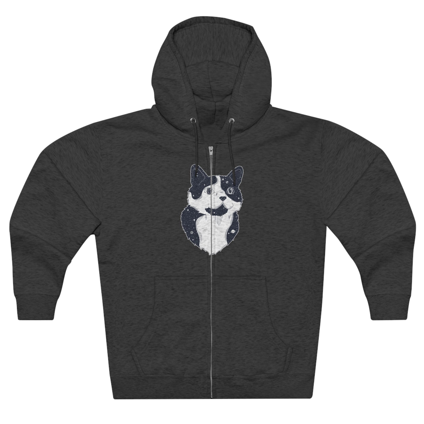 Full Zip Hoodie - Unisex - Starry Cat