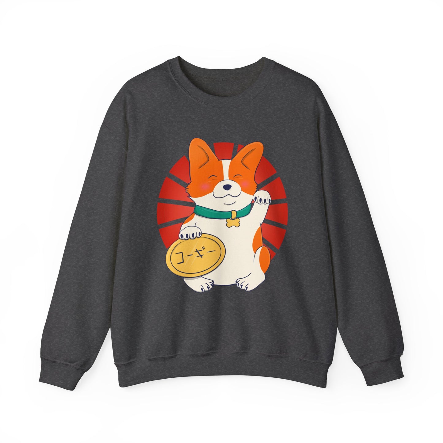 Crewneck - Unisex - Maneki corgi