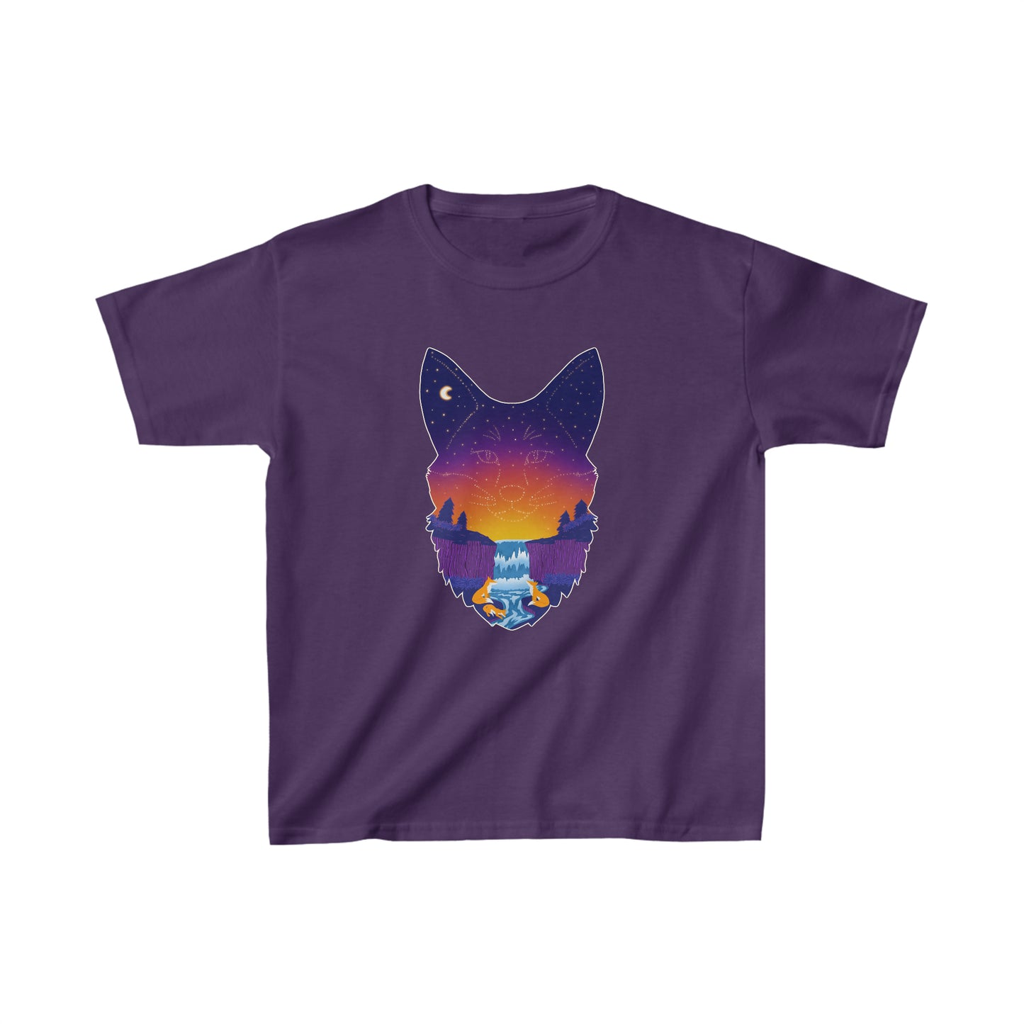 Children's t-shirt - Fox constellation