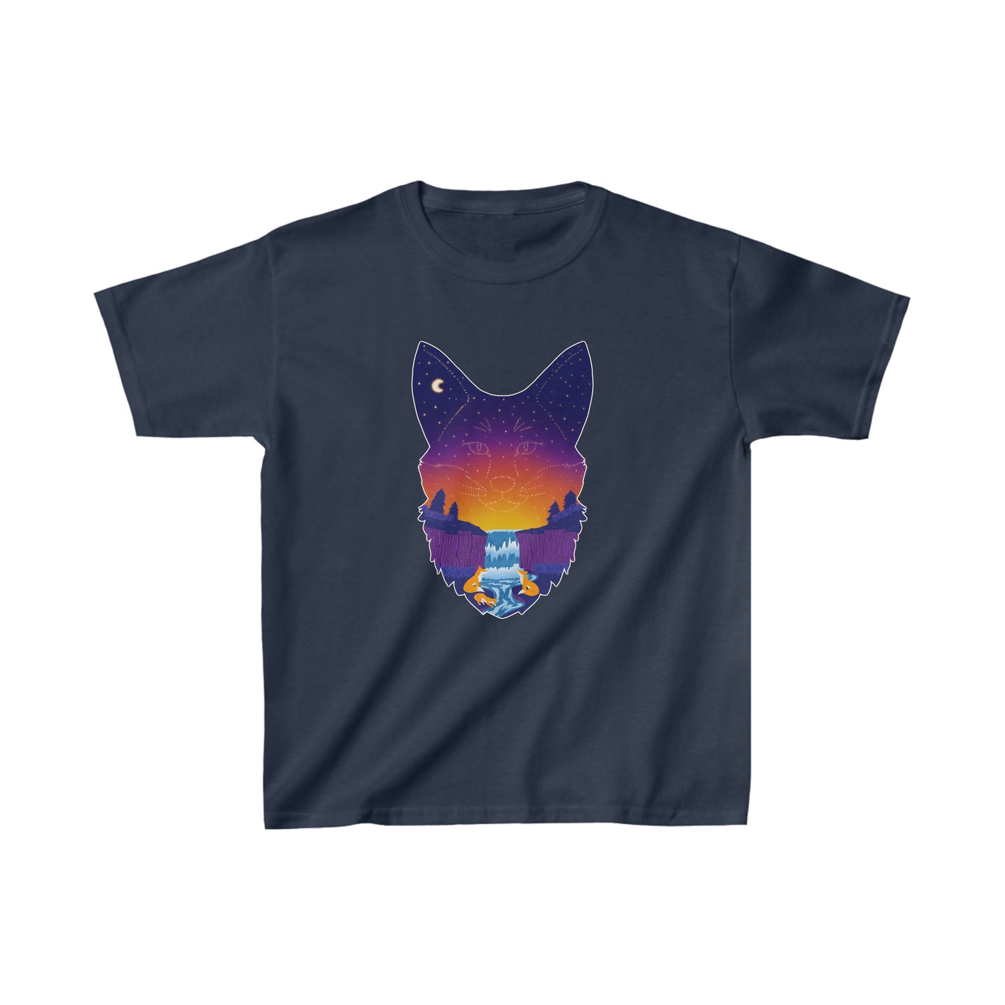 Children's t-shirt - Fox constellation