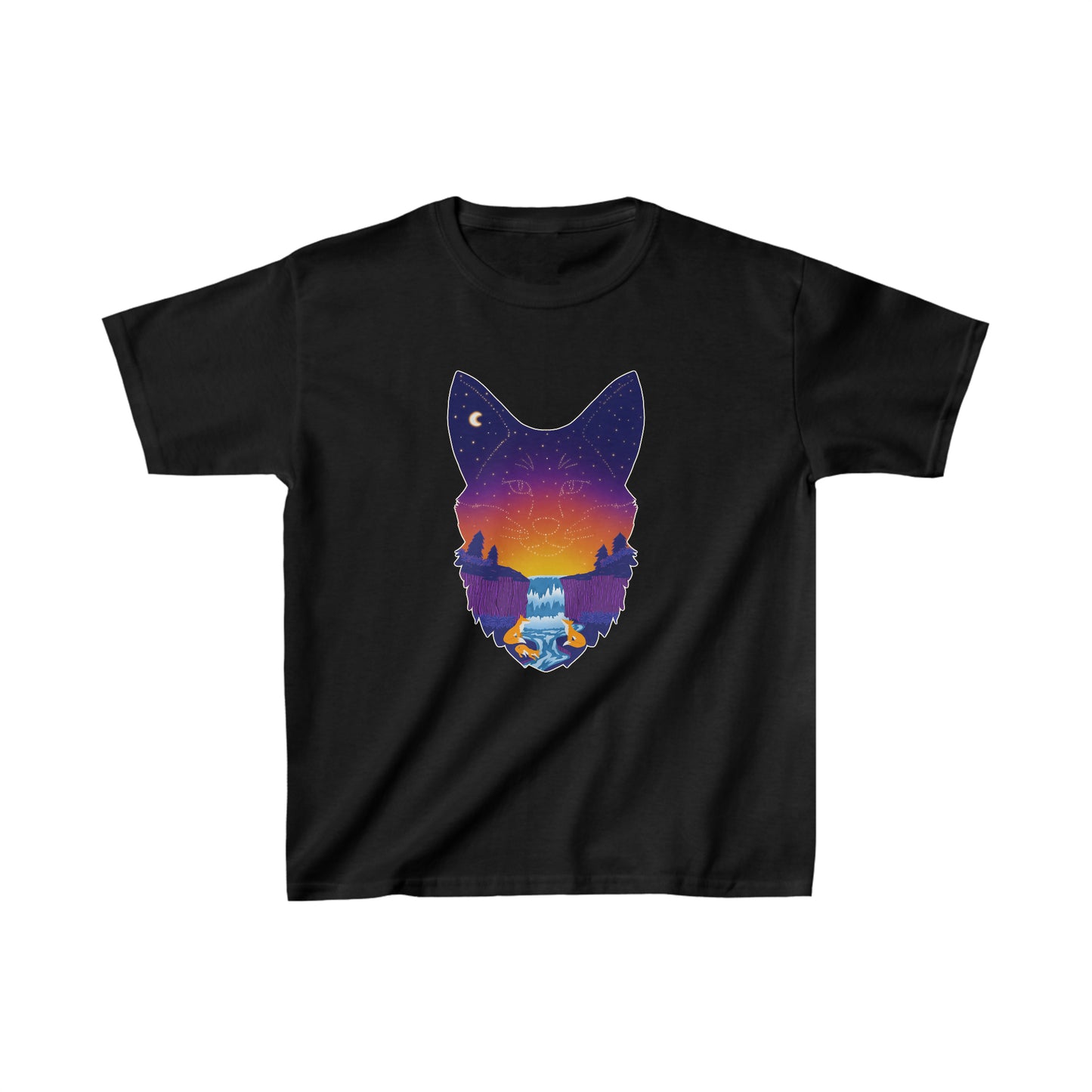 Children's t-shirt - Fox constellation